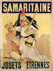 Plakat, das Spielzeug zum Verkauf bei 